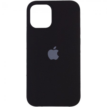 Чехол Silicone Case (AA) для Apple iPhone 12 mini (5.4'') Черный (9491)