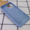 Чехол Silicone Case (AA) для Apple iPhone 12 Pro / 12 (6.1'') Голубой (9572)