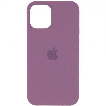 Чехол Silicone Case (AA) для Apple iPhone 12 Pro / 12 (6.1'') Лиловый (9561)