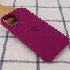 Чехол Silicone Case (AA) для Apple iPhone 12 Pro / 12 (6.1'') Малиновий (9562)