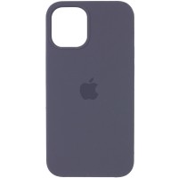 Чехол Silicone Case (AA) для Apple iPhone 12 Pro / 12 (6.1'') Сірий (9549)