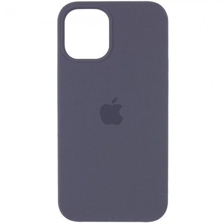 Чехол Silicone Case (AA) для Apple iPhone 12 Pro / 12 (6.1'') Серый (9549)