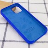 Чехол Silicone Case (AA) для Apple iPhone 12 Pro / 12 (6.1'') Синий (9537)