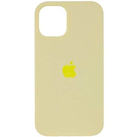 Чехол Silicone Case (AA) для Apple iPhone 12 Pro Max (6.7'') Желтый (9618)