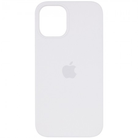 Чехол Silicone Case (AA) для Apple iPhone 12 Pro Max (6.7'') Белый (9614)