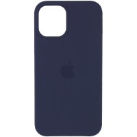 Чехол Silicone Case (AA) для Apple iPhone 12 Pro Max (6.7'') Синій (9583)