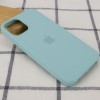 Чехол Silicone Case (AA) для Apple iPhone 12 Pro Max (6.7'') Бирюзовый (9620)
