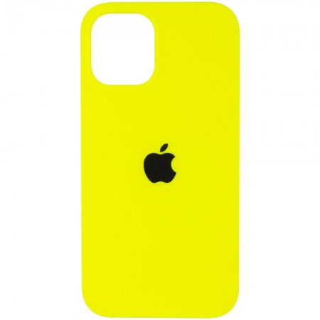 Чехол Silicone Case (AA) для Apple iPhone 12 Pro Max (6.7'') Желтый (9621)