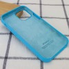 Чехол Silicone Case (AA) для Apple iPhone 12 Pro Max (6.7'') Голубой (23693)