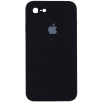 Чехол Silicone Case Square Full Camera Protective (AA) для Apple iPhone 6/6s (4.7'') Чорний (9640)