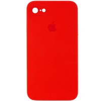 Чехол Silicone Case Square Full Camera Protective (AA) для Apple iPhone 6/6s (4.7'') Красный (9637)