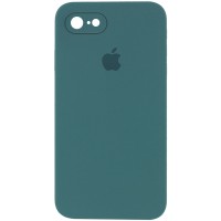 Чехол Silicone Case Square Full Camera Protective (AA) для Apple iPhone 6/6s (4.7'') Зелений (9632)
