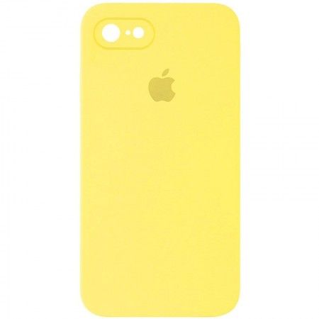 Чохол Silicone Case Square Full Camera Protective (AA) для Apple iPhone 6/6s (4.7'') Жовтий (41260)