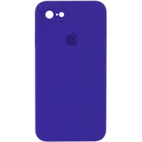Чехол Silicone Case Square Full Camera Protective (AA) для Apple iPhone 6/6s (4.7'') Фиолетовый (9646)