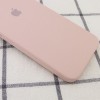 Чехол Silicone Case Square Full Camera Protective (AA) для Apple iPhone 6/6s (4.7'') Рожевий (9639)