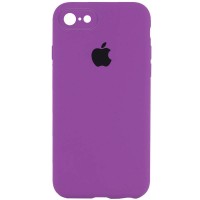 Чохол Silicone Case Square Full Camera Protective (AA) для Apple iPhone 6/6s (4.7'') Фіолетовий (35051)