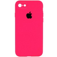 Чохол Silicone Case Square Full Camera Protective (AA) для Apple iPhone 6/6s (4.7'') Рожевий (35052)