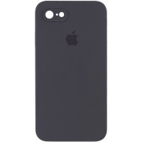 Чехол Silicone Case Square Full Camera Protective (AA) для Apple iPhone 7 / 8 / SE (2020) (4.7'') Серый (9657)