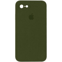 Чохол Silicone Case Square Full Camera Protective (AA) для Apple iPhone 7 / 8 / SE (2020) (4.7'') Зелений (35063)