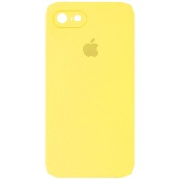 Чохол Silicone Case Square Full Camera Protective (AA) для Apple iPhone 7 / 8 / SE (2020) (4.7'') Желтый (39377)