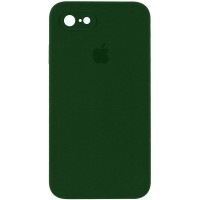 Чехол Silicone Case Square Full Camera Protective (AA) для Apple iPhone 7 / 8 / SE (2020) (4.7'') Зелёный (17414)