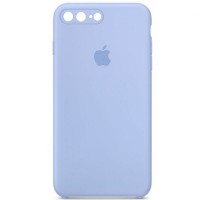 Чохол Silicone Case Square Full Camera Protective (AA) для Apple iPhone 7 plus / 8 plus (5.5'') Голубой (35064)