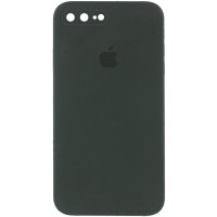 Чехол Silicone Case Square Full Camera Protective (AA) для Apple iPhone 7 plus / 8 plus (5.5'') Зелений (9700)