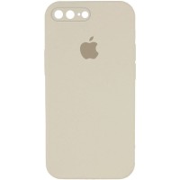 Чохол Silicone Case Square Full Camera Protective (AA) для Apple iPhone 7 plus / 8 plus (5.5'') Белый (35065)