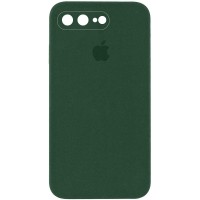Чохол Silicone Case Square Full Camera Protective (AA) для Apple iPhone 7 plus / 8 plus (5.5'') Зелений (36772)