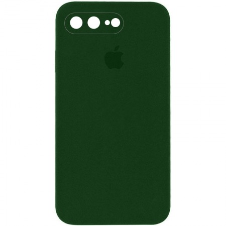 Чехол Silicone Case Square Full Camera Protective (AA) для Apple iPhone 7 plus / 8 plus (5.5'') Зелёный (27968)