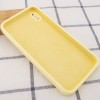 Чехол Silicone Case Square Full Camera Protective (AA) для Apple iPhone XS (5.8'') Жовтий (9703)