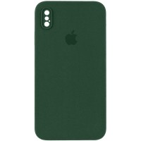 Чохол Silicone Case Square Full Camera Protective (AA) для Apple iPhone XS (5.8'') Зелений (36468)