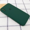 Чехол Silicone Case Square Full Camera Protective (AA) для Apple iPhone XS (5.8'') Зелений (12665)