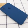 Чехол Silicone Case Square Full Camera Protective (AA) для Apple iPhone XS Max (6.5'') Синій (9748)