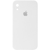 Чехол Silicone Case Square Full Camera Protective (AA) для Apple iPhone XR (6.1'') Білий (17211)