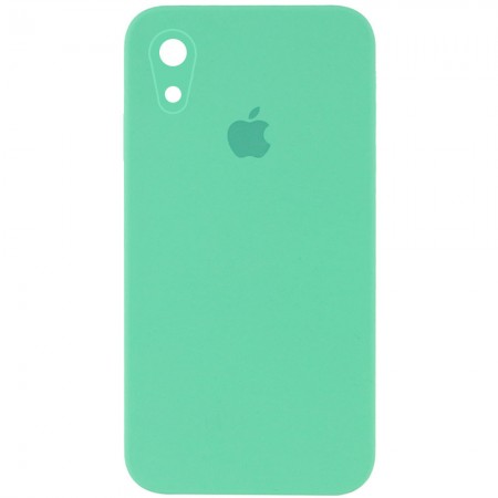 Чехол Silicone Case Square Full Camera Protective (AA) для Apple iPhone XR (6.1'') Зелёный (9725)