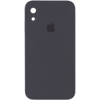 Чехол Silicone Case Square Full Camera Protective (AA) для Apple iPhone XR (6.1'') Сірий (9731)