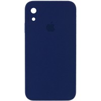 Чехол Silicone Case Square Full Camera Protective (AA) для Apple iPhone XR (6.1'') Синій (9733)