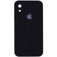 Чехол Silicone Case Square Full Camera Protective (AA) для Apple iPhone XR (6.1'') Чорний (17208)