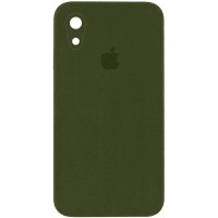 Чохол Silicone Case Square Full Camera Protective (AA) для Apple iPhone XR (6.1'') Зелёный (35080)