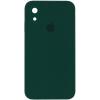 Чехол Silicone Case Square Full Camera Protective (AA) для Apple iPhone XR (6.1'') Зелений (11858)