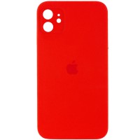 Чехол Silicone Case Square Full Camera Protective (AA) для Apple iPhone 11 (6.1'') Червоний (17217)