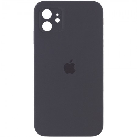 Чехол Silicone Case Square Full Camera Protective (AA) для Apple iPhone 11 (6.1'') Серый (9778)