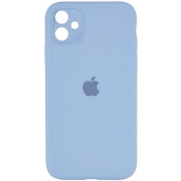 Чохол Silicone Case Square Full Camera Protective (AA) для Apple iPhone 11 (6.1'') Голубой (35088)