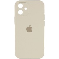 Чохол Silicone Case Square Full Camera Protective (AA) для Apple iPhone 11 (6.1'') Білий (35090)