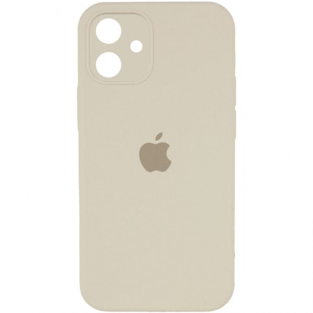 Чохол Silicone Case Square Full Camera Protective (AA) для Apple iPhone 11 (6.1'') Белый (35090)
