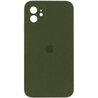 Чохол Silicone Case Square Full Camera Protective (AA) для Apple iPhone 11 (6.1'') Зелений (35092)
