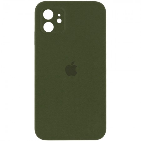 Чохол Silicone Case Square Full Camera Protective (AA) для Apple iPhone 11 (6.1'') Зелёный (35092)