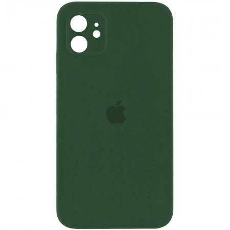 Чохол Silicone Case Square Full Camera Protective (AA) для Apple iPhone 11 (6.1'') Зелёный (35087)