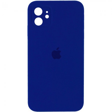 Чохол Silicone Case Square Full Camera Protective (AA) для Apple iPhone 11 (6.1'') Синий (35093)